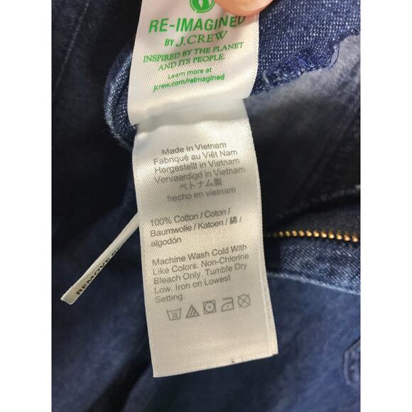 J. Crew Chambray Camp Pants Women's XL Everyday Simple Capsule Easy Fall - Picture 8 of 10